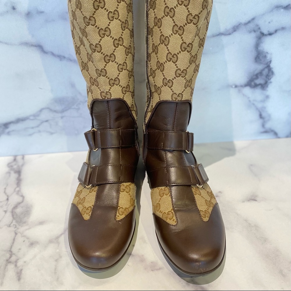 Gucci monogram boots - Picture 5 of 5
